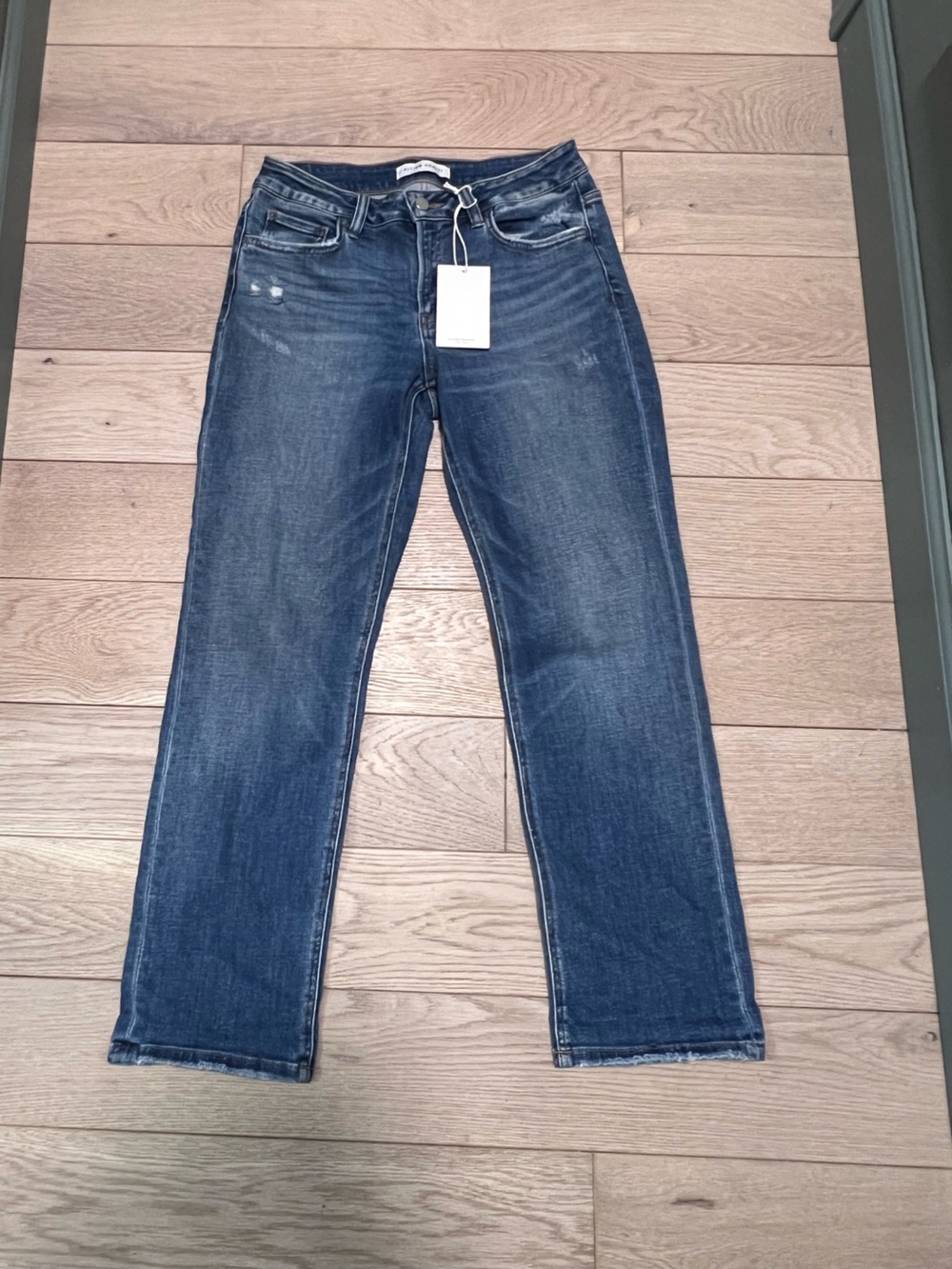NWT! Flying Monkey Straight Leg  Distressed Jeans